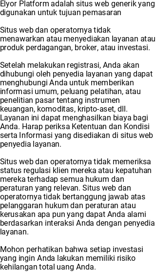 Popup Risiko Mobile